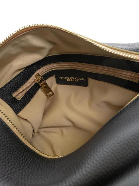 AURORA Bolso de cuero negro - Bolsos Mujer