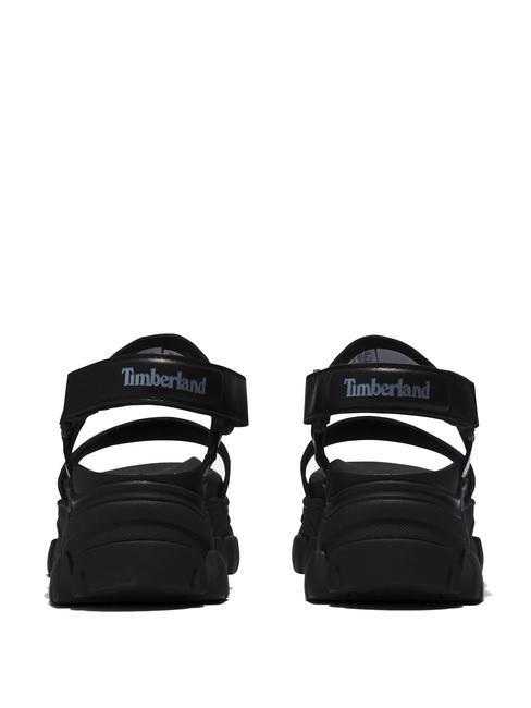 ADLEY WAY 2 BAND Sandalia de piel Jetblack - Zapatos Mujer