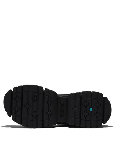 ADLEY WAY 2 BAND Sandalia de piel Jetblack - Zapatos Mujer