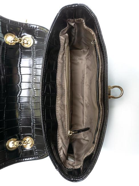GERALDINA Bolso con estampado de cocos negro - Bolsos Mujer