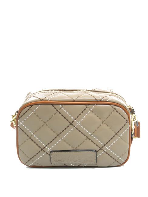 HELDA bolsa de c&aacute;mara acolchada beige - Bolsos Mujer