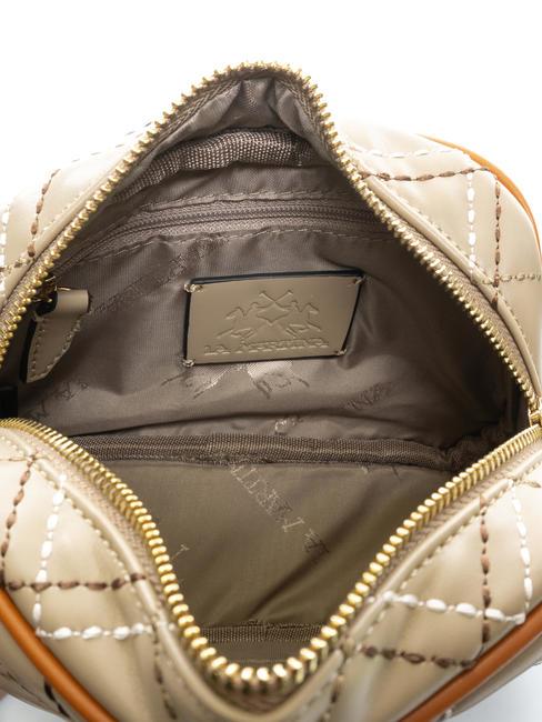 HELDA bolsa de c&aacute;mara acolchada beige - Bolsos Mujer