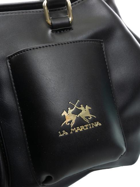 DIANA Bolso tote con bolsillo delantero negro - Bolsos Mujer