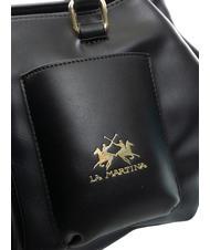 LA MARTINA DIANA Bolso tote con bolsillo delantero negro - Bolsos Mujer - 3
