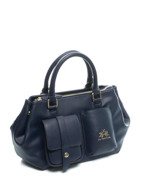DIANA Bolso tote con bolsillo delantero azul - Bolsos Mujer