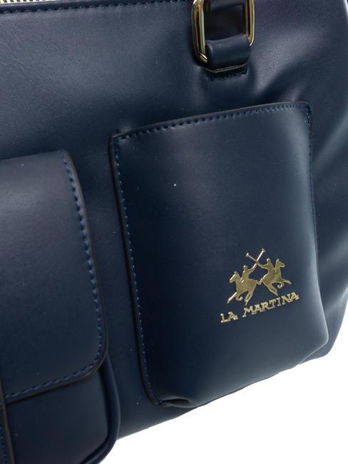 DIANA Bolso tote con bolsillo delantero azul - Bolsos Mujer