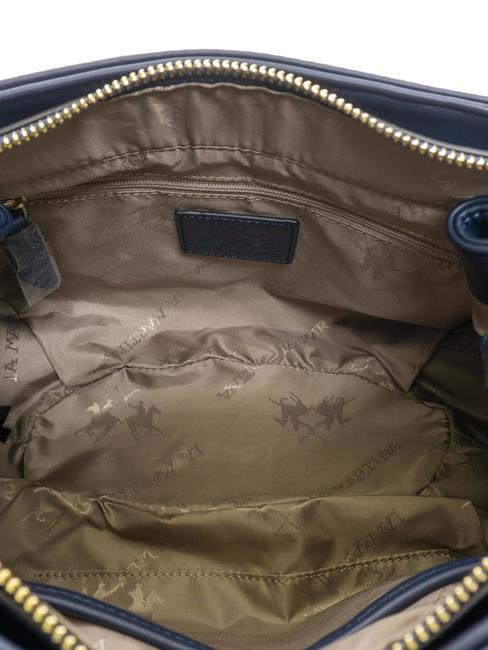 DIANA Bolso tote con bolsillo delantero azul - Bolsos Mujer