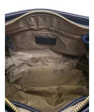 LA MARTINA DIANA Bolso tote con bolsillo delantero azul - Bolsos Mujer - 5