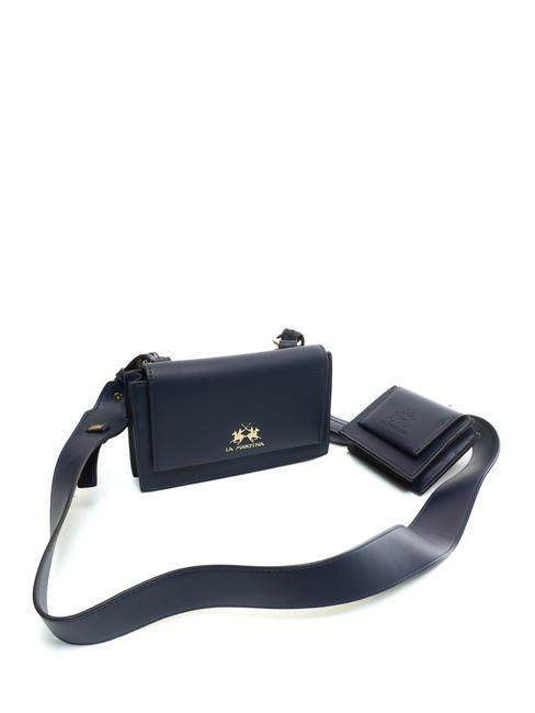 HERITAGE Clutch con bandolera azul - Bolsos Mujer