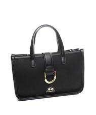 LA MARTINA GISELA Bolso satchel con hebilla negro - Bolsos Mujer - 2