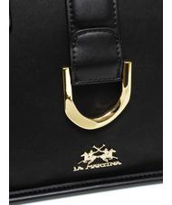 LA MARTINA GISELA Bolso satchel con hebilla negro - Bolsos Mujer - 3