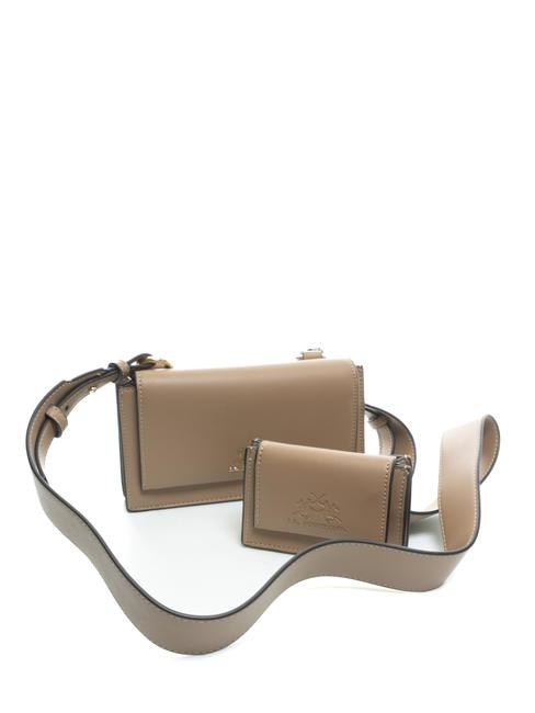 HERITAGE Clutch con bandolera beige - Bolsos Mujer