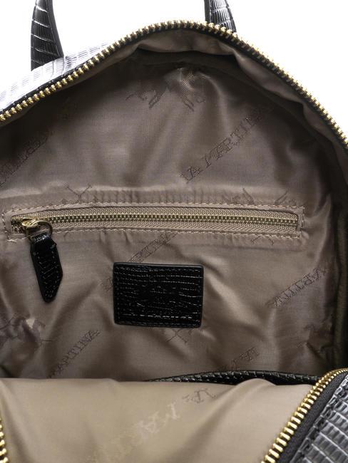 GERALDINA Mochila con estampado de coco negro - Bolsos Mujer