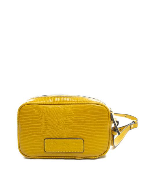 GERALDINA Bolso c&aacute;mara con logo a juego amarillo - Bolsos Mujer