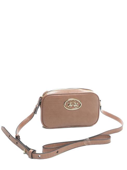 GERALDINA Bolso c&aacute;mara con logo a juego rosa - Bolsos Mujer