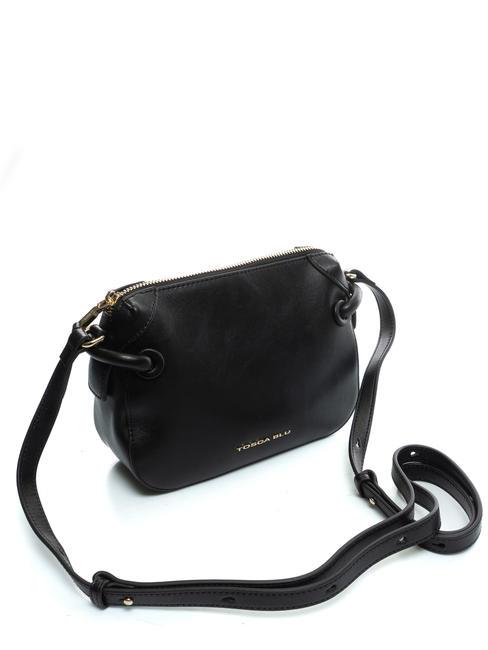 GAIA Bolso bandolera en piel negro - Bolsos Mujer
