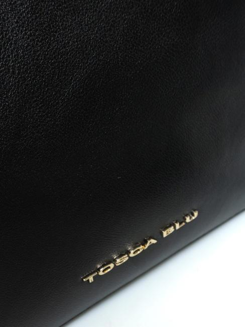 GAIA Bolso bandolera en piel negro - Bolsos Mujer
