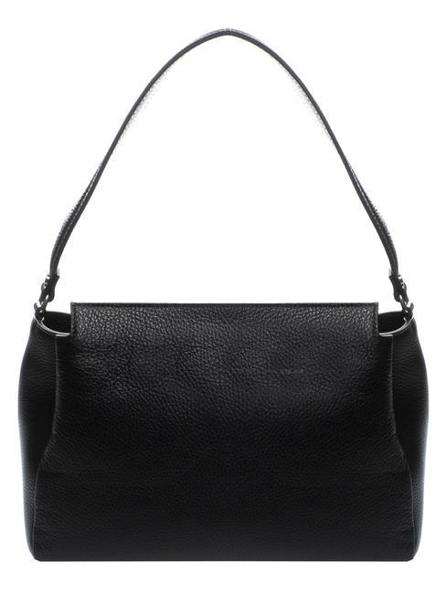 BETSY Bolso bandolera de piel negro - Bolsos Mujer