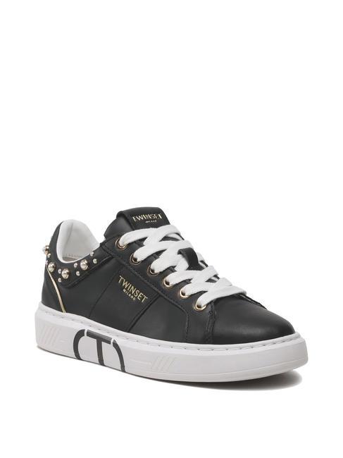 PEARLS Zapatillas deportivas con abalorios negro - Zapatos Mujer