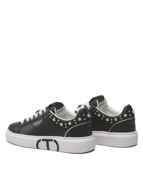 PEARLS Zapatillas deportivas con abalorios negro - Zapatos Mujer
