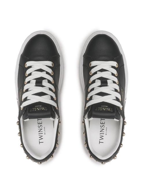 PEARLS Zapatillas deportivas con abalorios negro - Zapatos Mujer