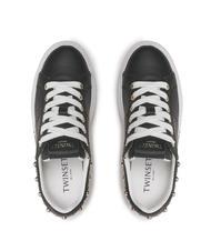 TWINSET PEARLS Zapatillas deportivas con abalorios negro - Zapatos Mujer - 5