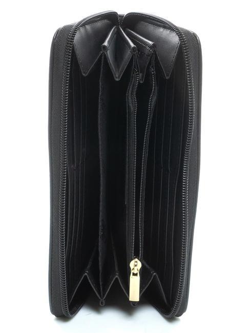 JENNIFER Cartera con cremallera alrededor negro - Carteras Mujer