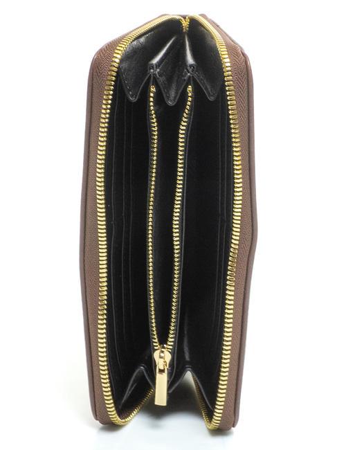 TUA Cartoline Dubai Cartera con cremallera alrededor negro - Carteras Mujer