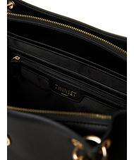 TWINSET TORCHON bolsa de compras grande negro - Bolsos Mujer - 4