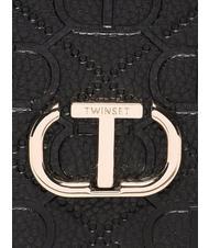 TWINSET CONTRAST Bolsa de la compra mediana negro - Bolsos Mujer - 4