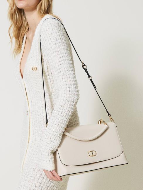TORCHON Bolso de mano con bandolera manteca - Bolsos Mujer