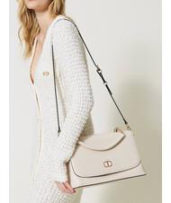 TWINSET TORCHON Bolso de mano con bandolera manteca - Bolsos Mujer - 5