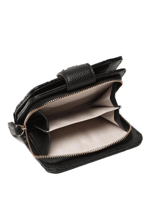 CONTRAST Cartera peque&ntilde;a con solapa negro - Carteras Mujer