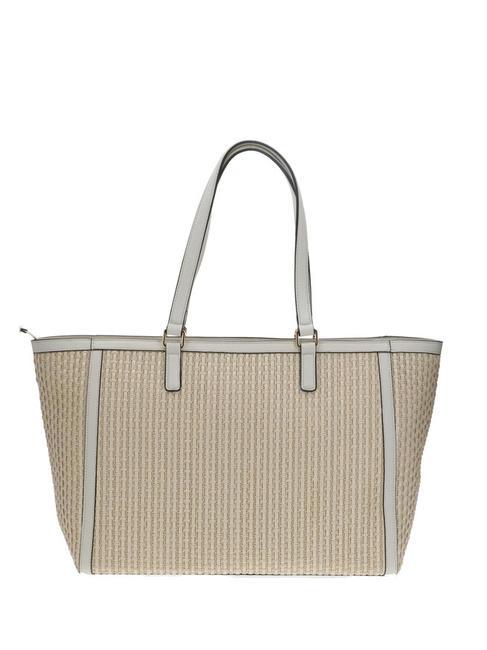 INTRECCIO Bolso shopper de hombro Marfil - Bolsos Mujer