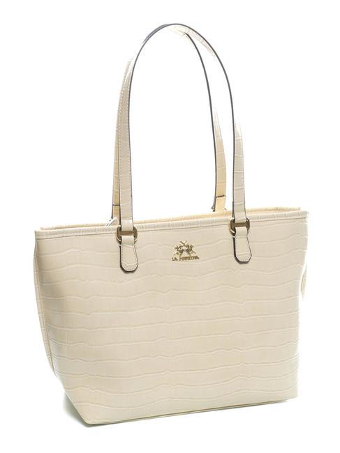 GERALDINA bolsa de compras grande crema - Bolsos Mujer