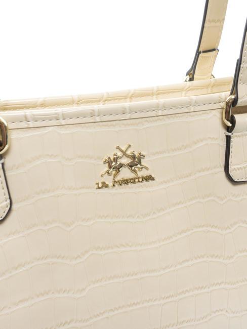 GERALDINA bolsa de compras grande crema - Bolsos Mujer