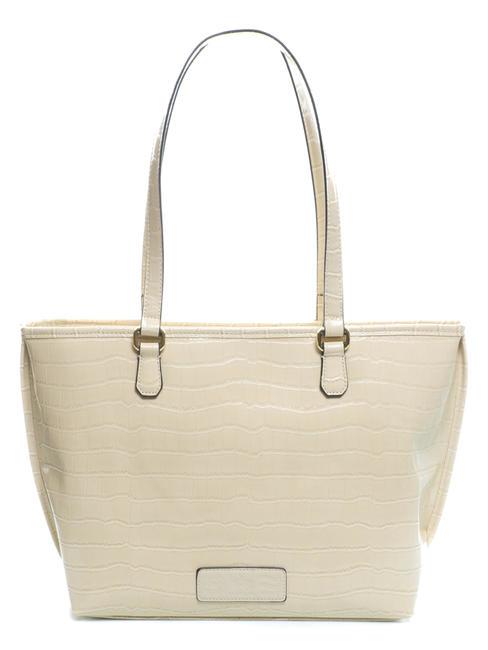 GERALDINA bolsa de compras grande crema - Bolsos Mujer