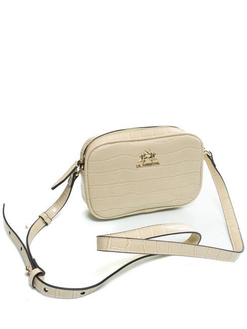 GERALDINA Bolsa de c&aacute;mara peque&ntilde;a crema - Bolsos Mujer