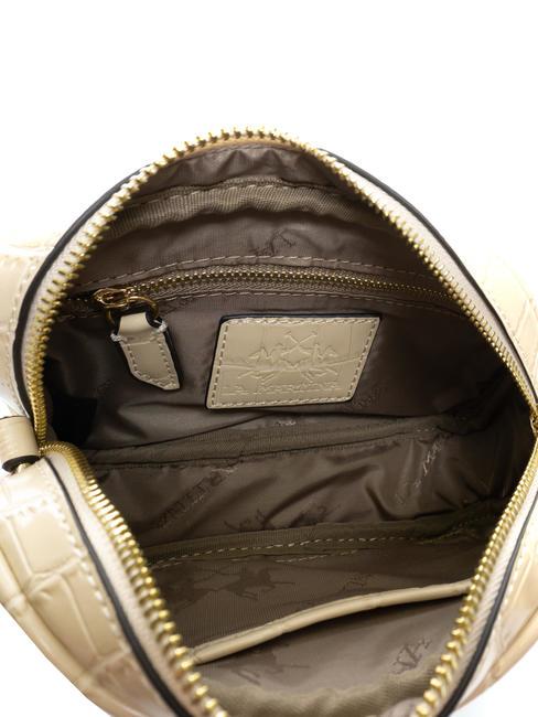 GERALDINA Bolsa de c&aacute;mara peque&ntilde;a crema - Bolsos Mujer