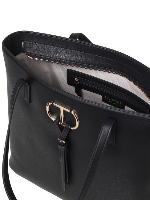 SMALL BELT bolsa de compras grande negro - Bolsos Mujer