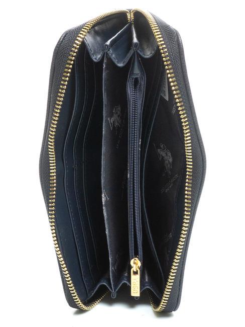 NEW JONES Cartera con cremallera alrededor AZUL - Carteras Mujer