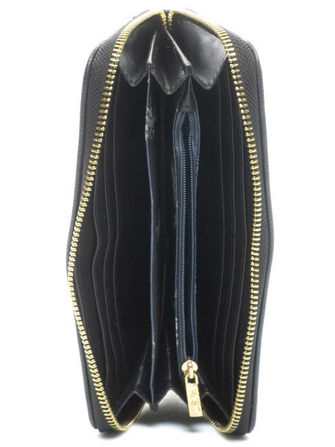 NEW JONES Cartera con cremallera alrededor NEGRO - Carteras Mujer