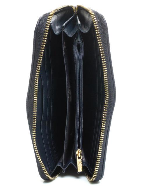 STANFORD Cartera con cremallera alrededor AZUL - Carteras Mujer