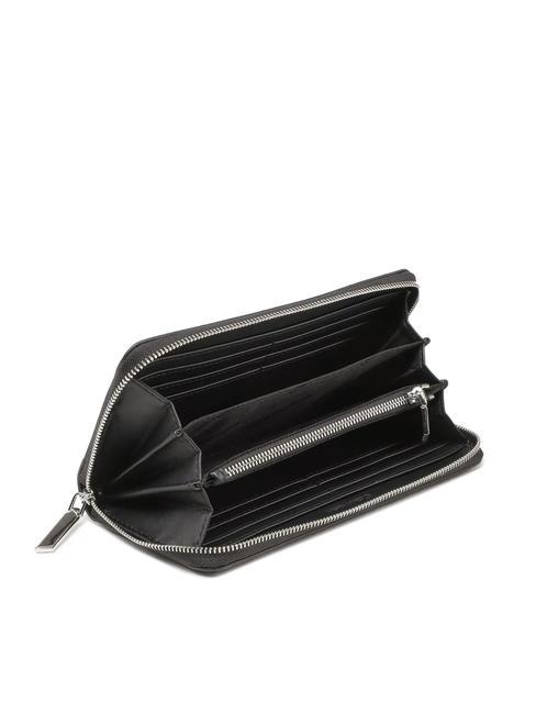 CK MUST EPI MONO Cartera grande con cremallera blackmono - Carteras Mujer