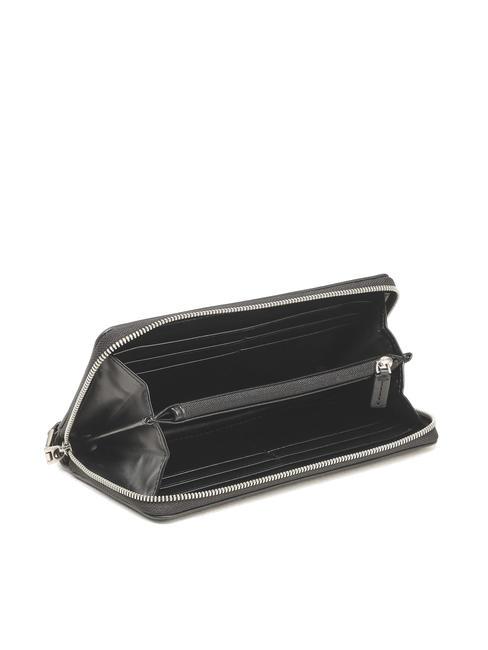 CK JEANS ULTRALIGHT Cartera grande con cremallera negro - Carteras Mujer