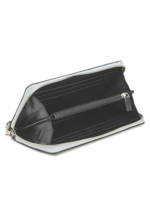 CK JEANS ULTRALIGHT Cartera grande con cremallera oasis azul - Carteras Mujer