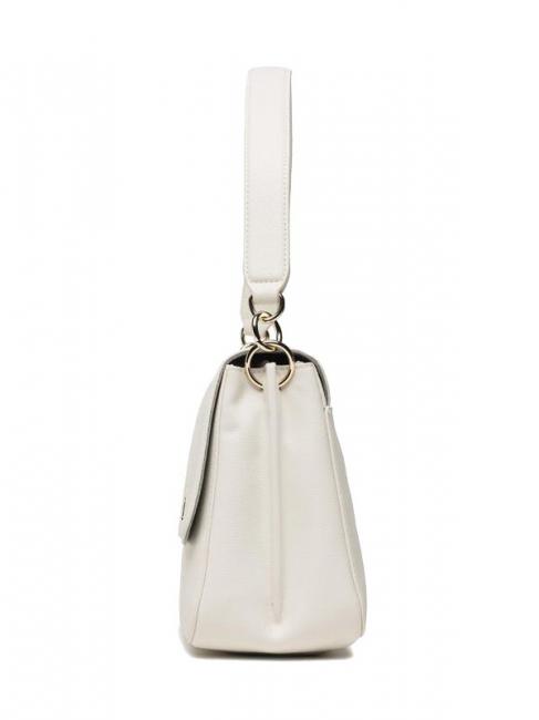 LIFE Bolso cl&aacute;sico con solapa blanco desgastado - Bolsos Mujer