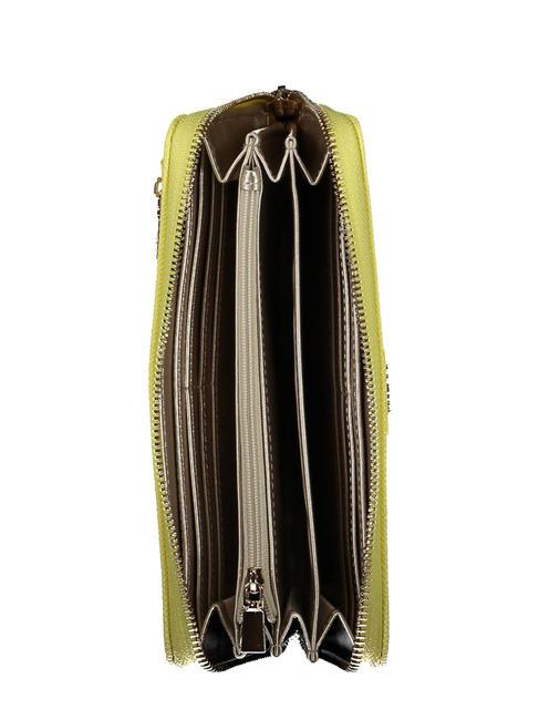 LAUREL Cartera con cremallera alrededor amarillo - Carteras Mujer