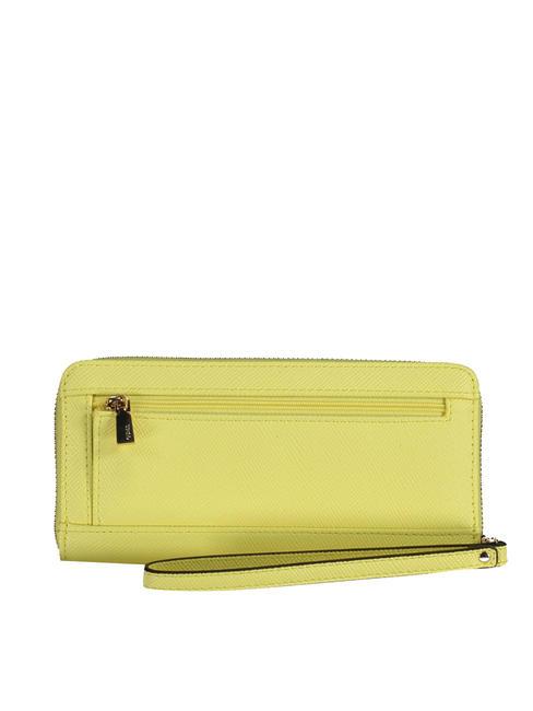 LAUREL Cartera con cremallera alrededor amarillo - Carteras Mujer
