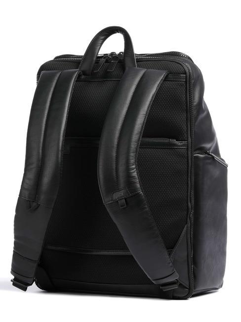 FINN Mochila para port&aacute;til de 15,6", en piel negro - Mochilas para port&aacute;til